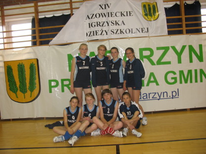 31 V - 3 VI 2012r. Nadarzyn - 8 miejsce XIV Mazowieckie Igrzyska Młodzieży Szkolnej w Piłce Siatkowej Dziewcząt.