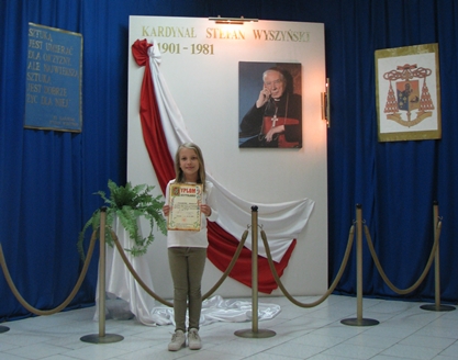 Aleksandra Szewczyk - II miejsce Gminnym Konkursie Poezji Patriotycznej