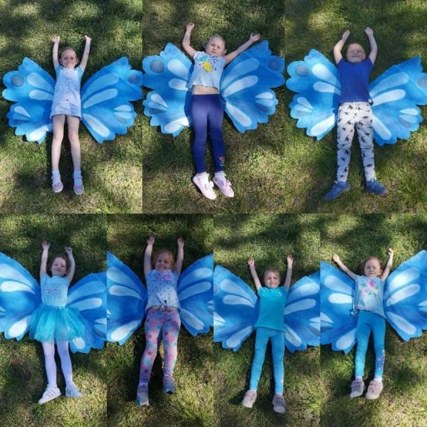 „Jesteśmy z Wami niebieskimi motylami”